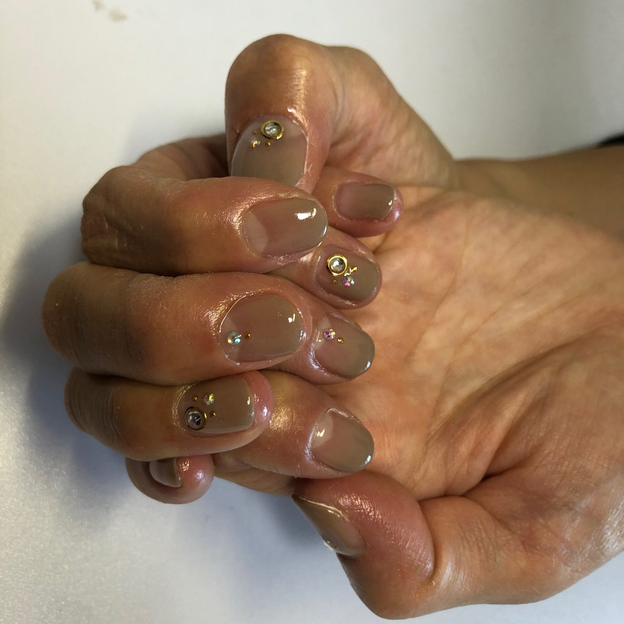 冬 ハンド シンプル グラデーション ショート Chiyozono Mamikaのネイルデザイン No ネイルブック