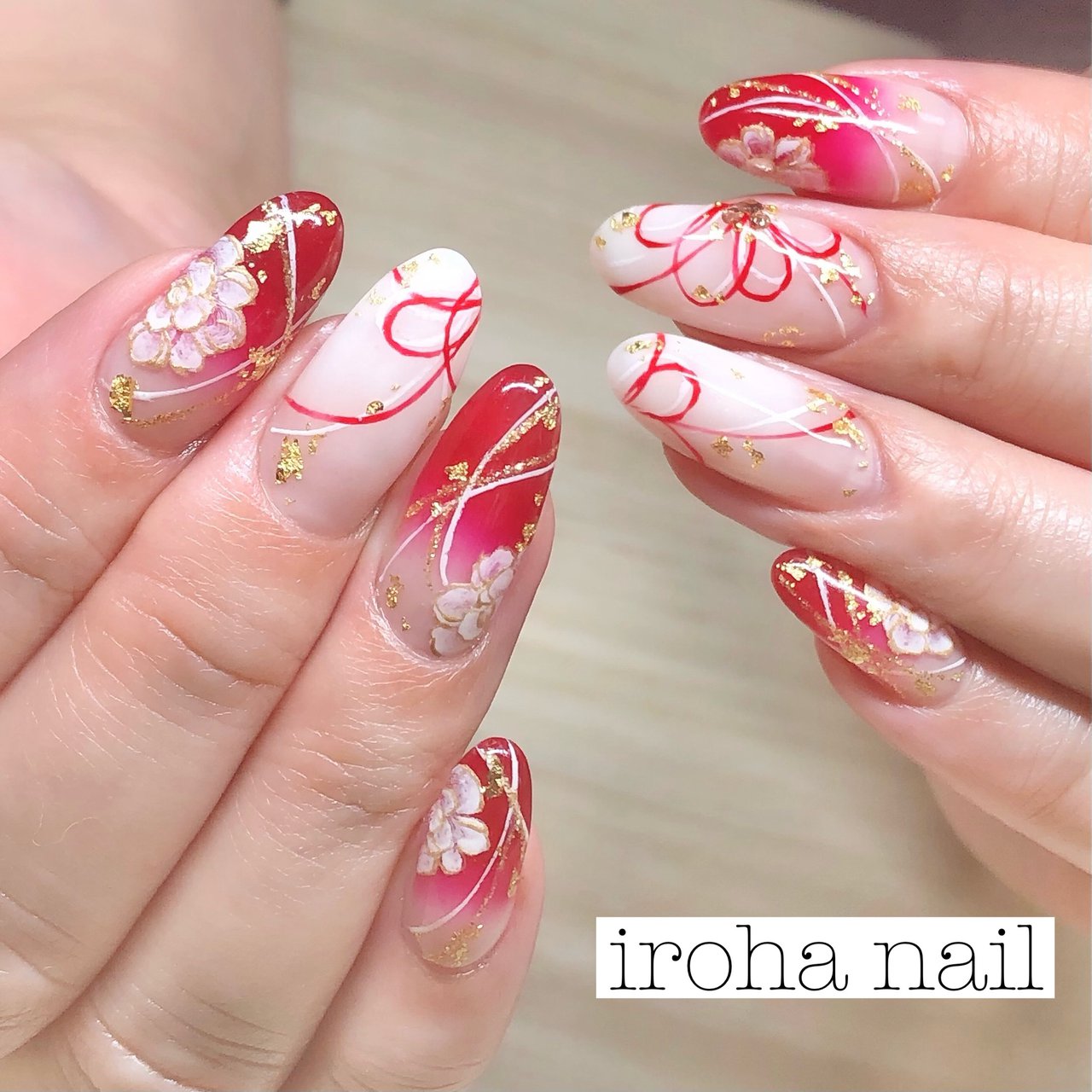 オールシーズン お正月 成人式 ブライダル ハンド Iroha Nail Neのネイルデザイン No ネイルブック