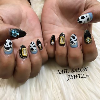 黒白のネイルデザイン ネイルブック