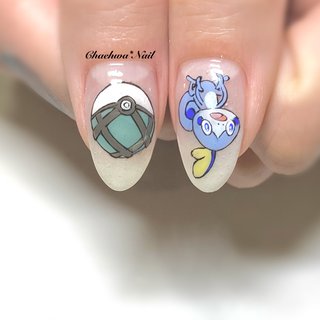 人気順 水ポケモンのネイルデザイン ネイルブック
