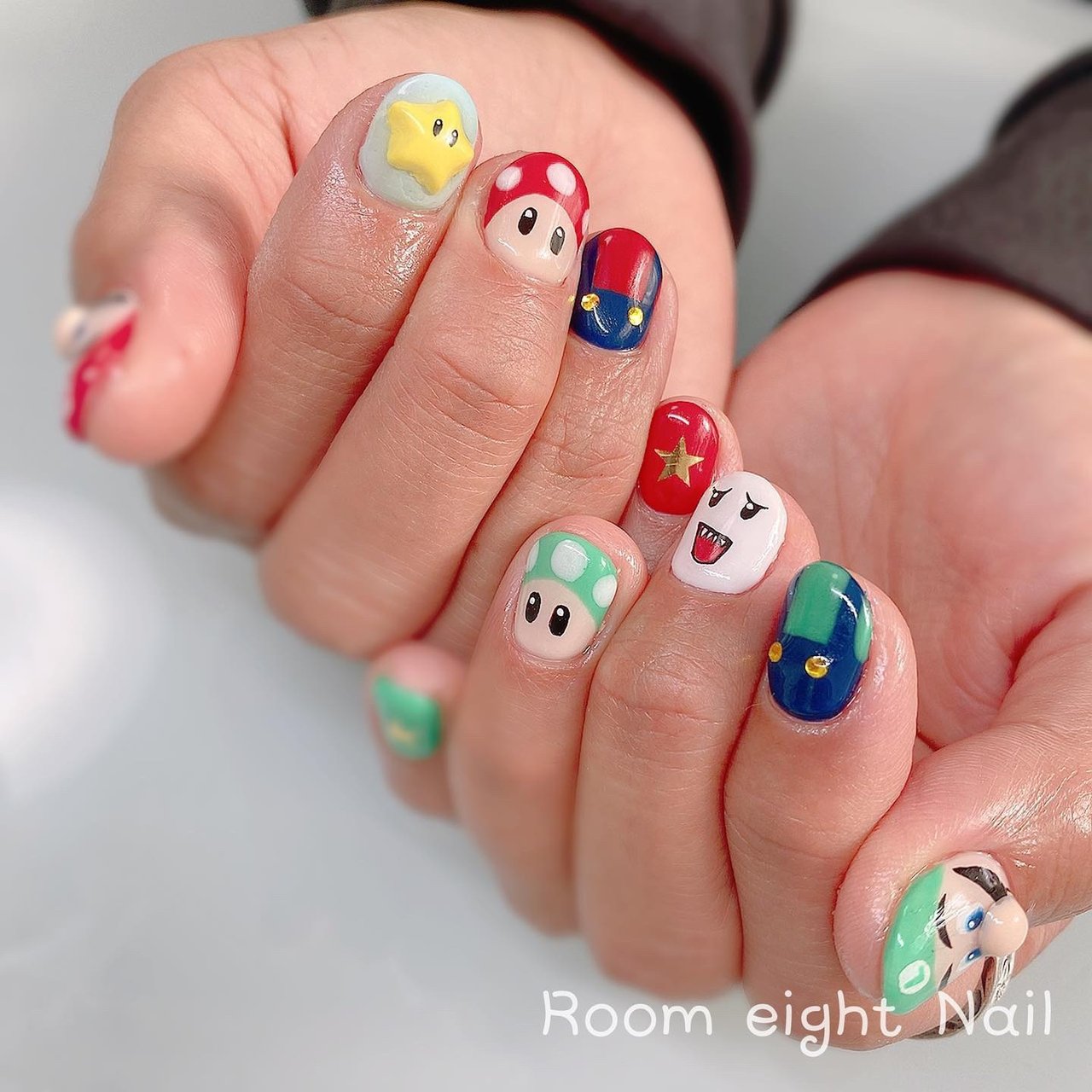 オールシーズン 旅行 ライブ ハロウィン ハンド Room Eight Nailのネイルデザイン No ネイルブック