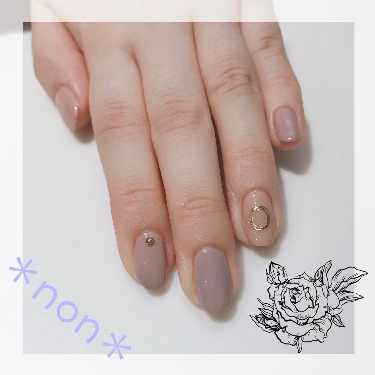 オールシーズン オフィス 女子会 ハンド シンプル Non のネイルデザイン No ネイルブック