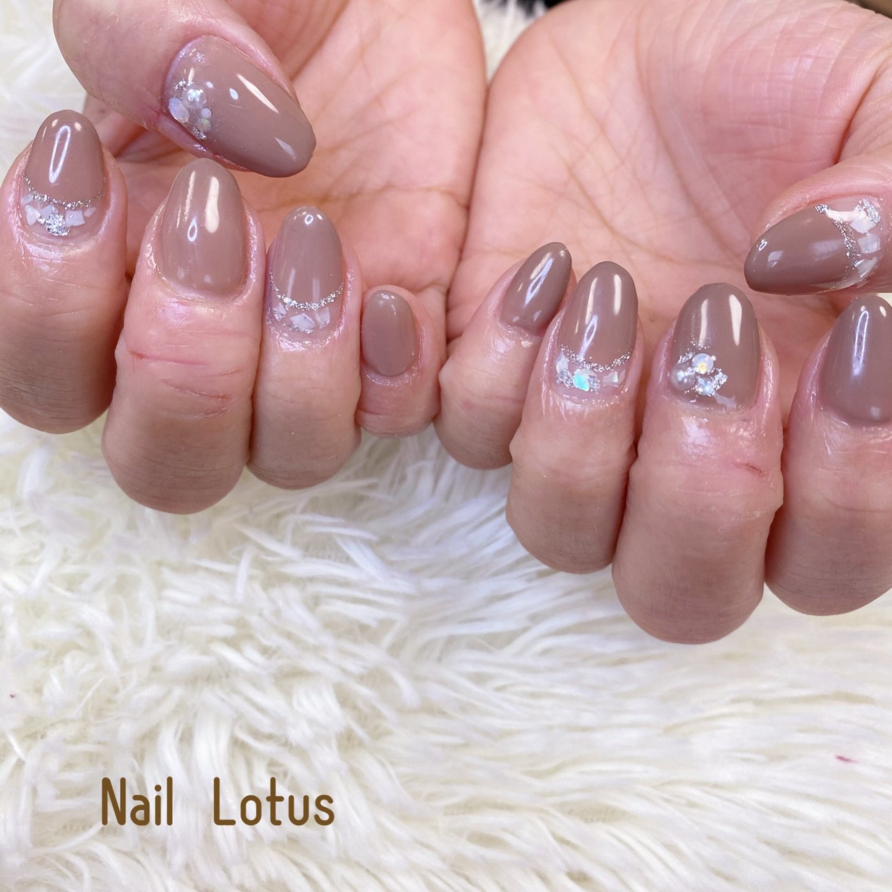 秋 冬 オフィス 女子会 ハンド Nail Lotusのネイルデザイン No ネイルブック