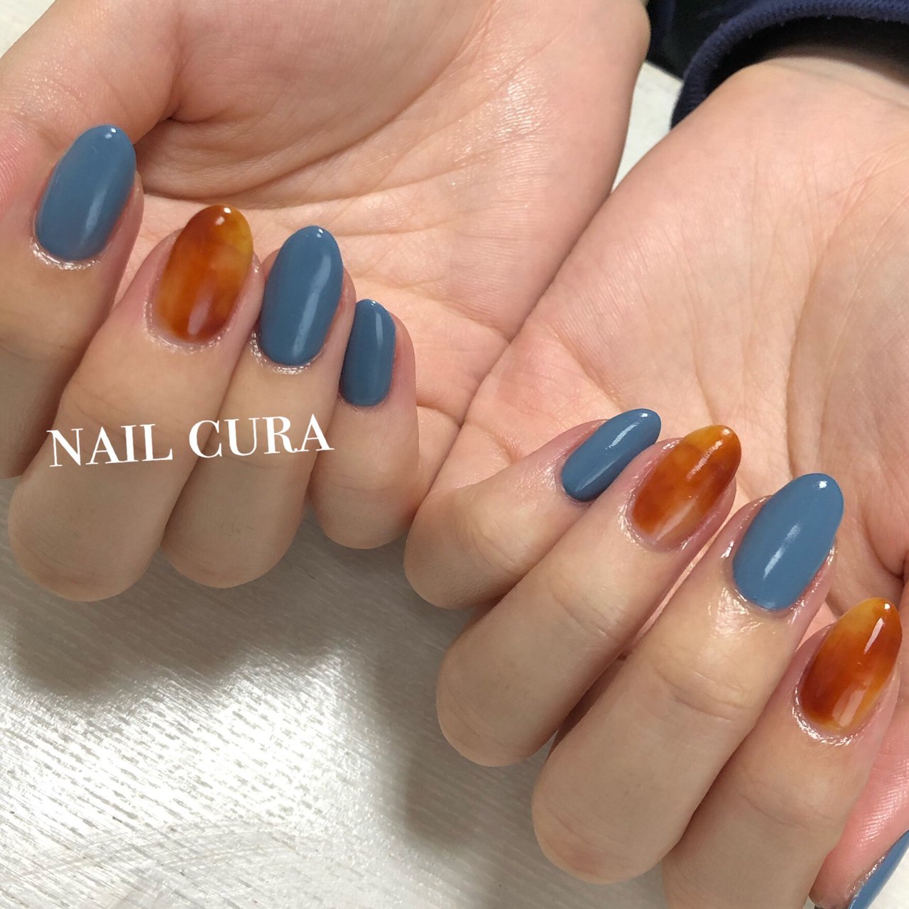 秋 冬 ハンド シンプル ワンカラー Nailcuraのネイルデザイン No ネイルブック