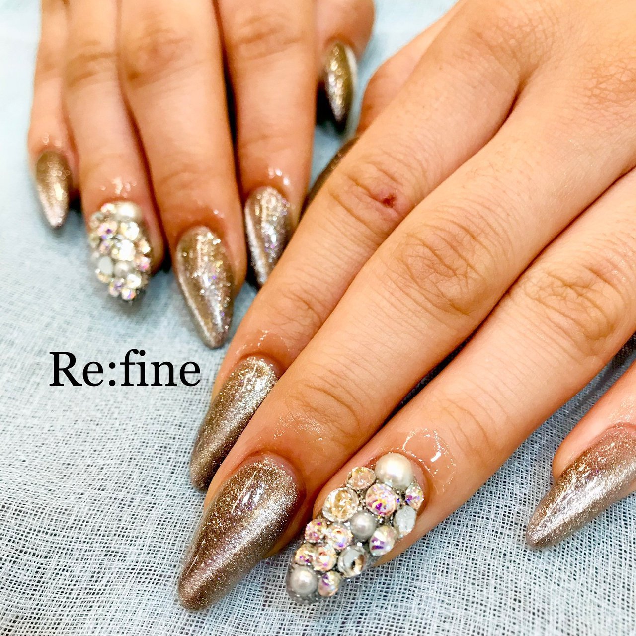 ハンド マグネット スカルプチュア Re Fineのネイルデザイン No ネイルブック