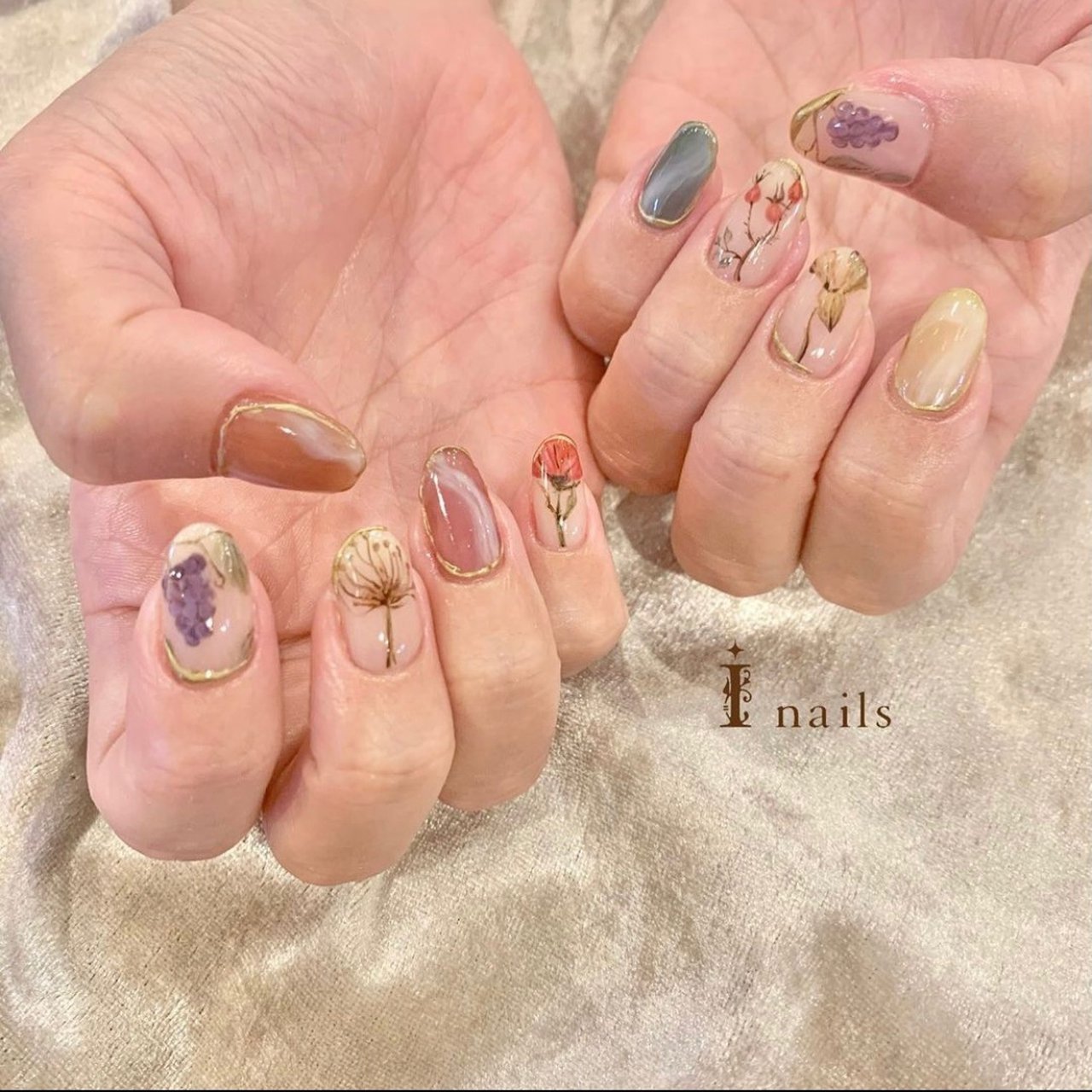 春 冬 オールシーズン 旅行 ハンド Izumi Inails大阪梅田店のネイルデザイン No ネイルブック