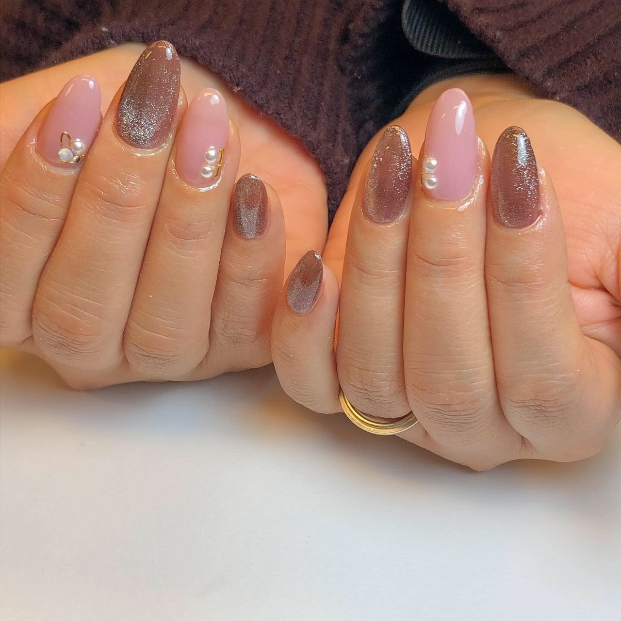 オールシーズン ハンド ワンカラー マグネット ロング Beauty Salon Toiro さいたま新都心店 美爪育成 フィルイン推奨サロン の ネイルデザイン No ネイルブック