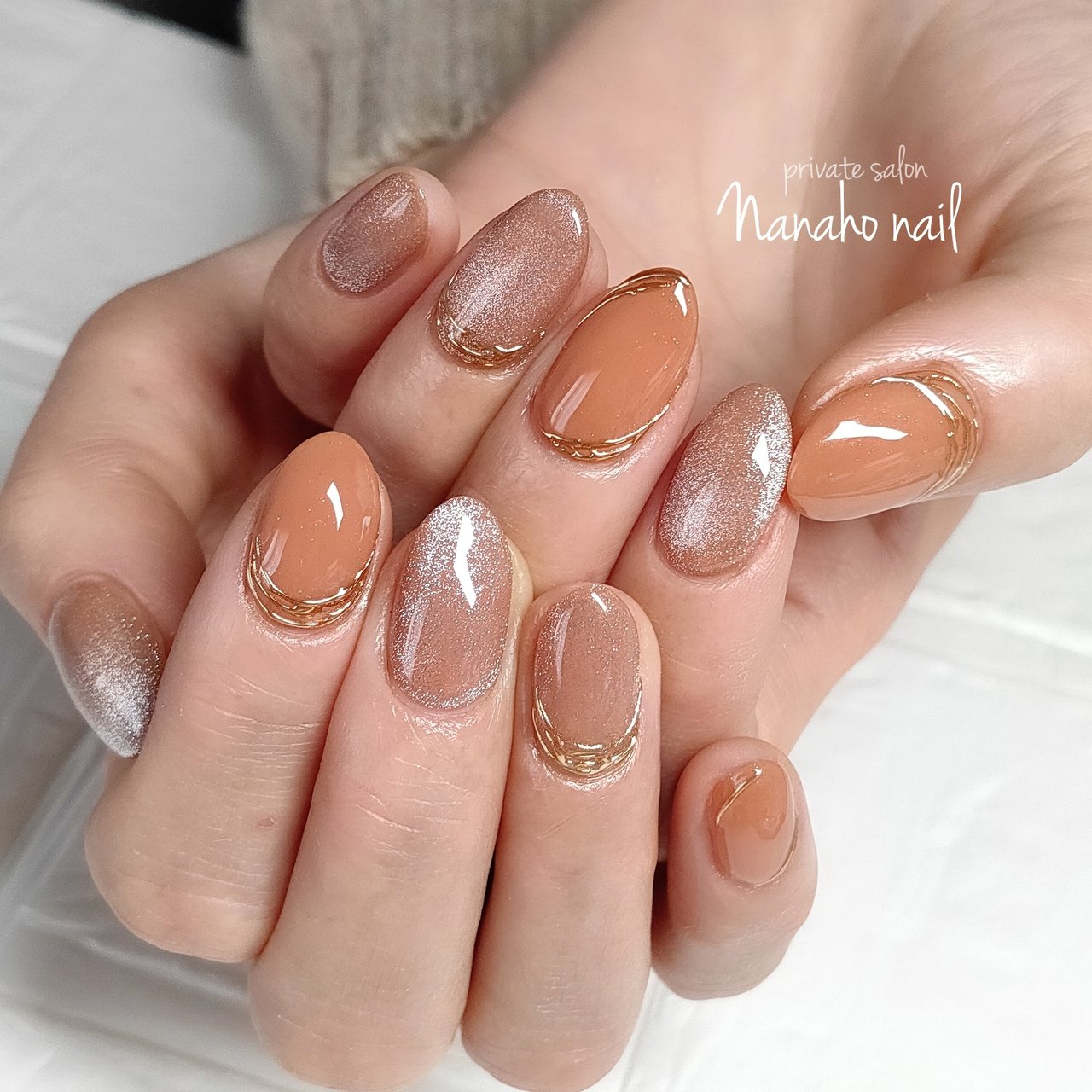 秋 冬 バレンタイン オフィス ハンド Nanaho Nail 大阪府八尾市 のネイルデザイン No ネイルブック