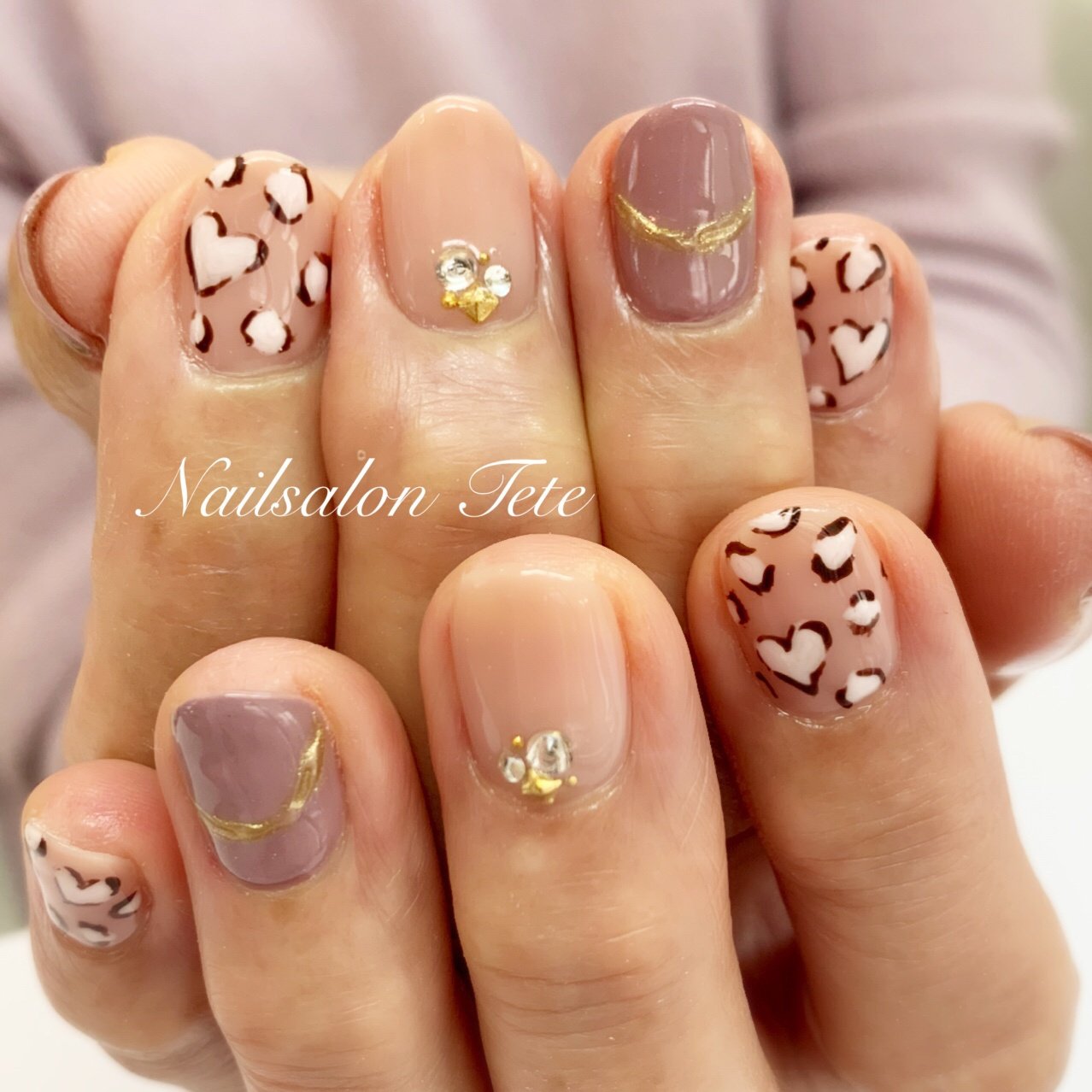 冬 オールシーズン バレンタイン デート ハンド Nailtete 駅前店のネイルデザイン No ネイルブック