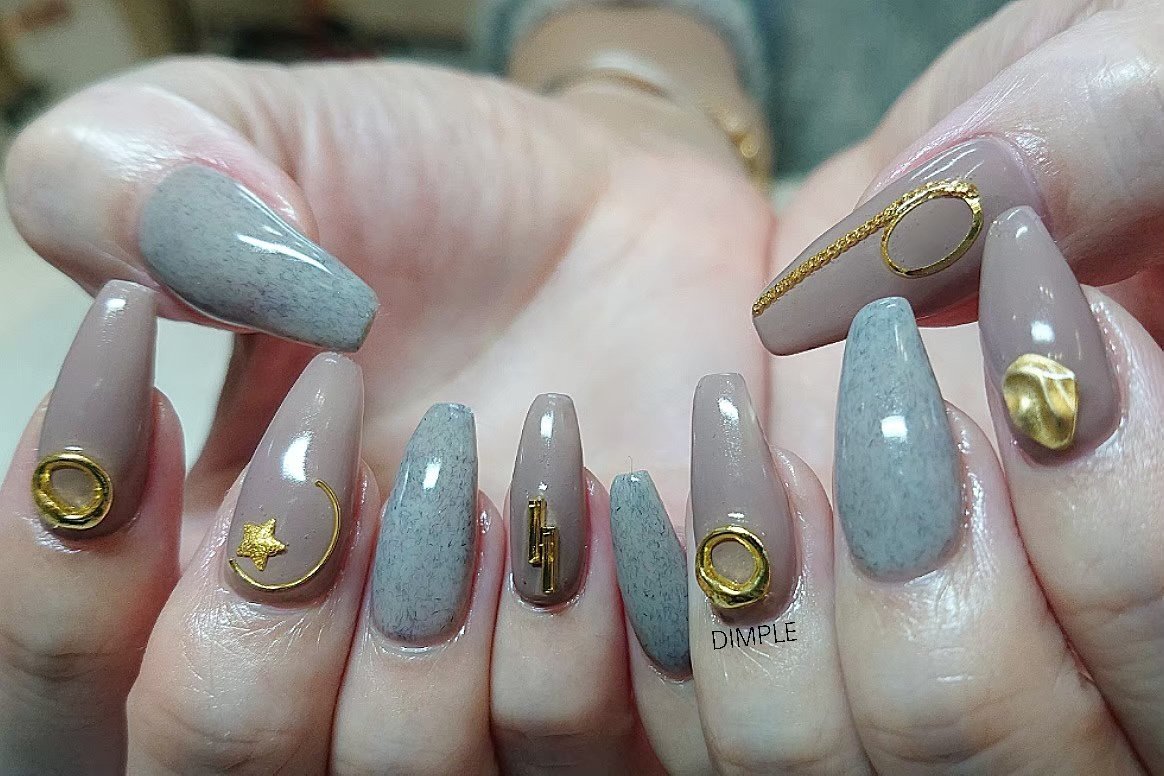 秋 冬 スポーツ 女子会 ハンド Nail Dimpleのネイルデザイン No ネイルブック