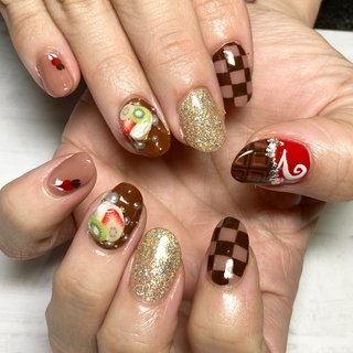 板チョコネイルのネイルデザイン ネイルブック