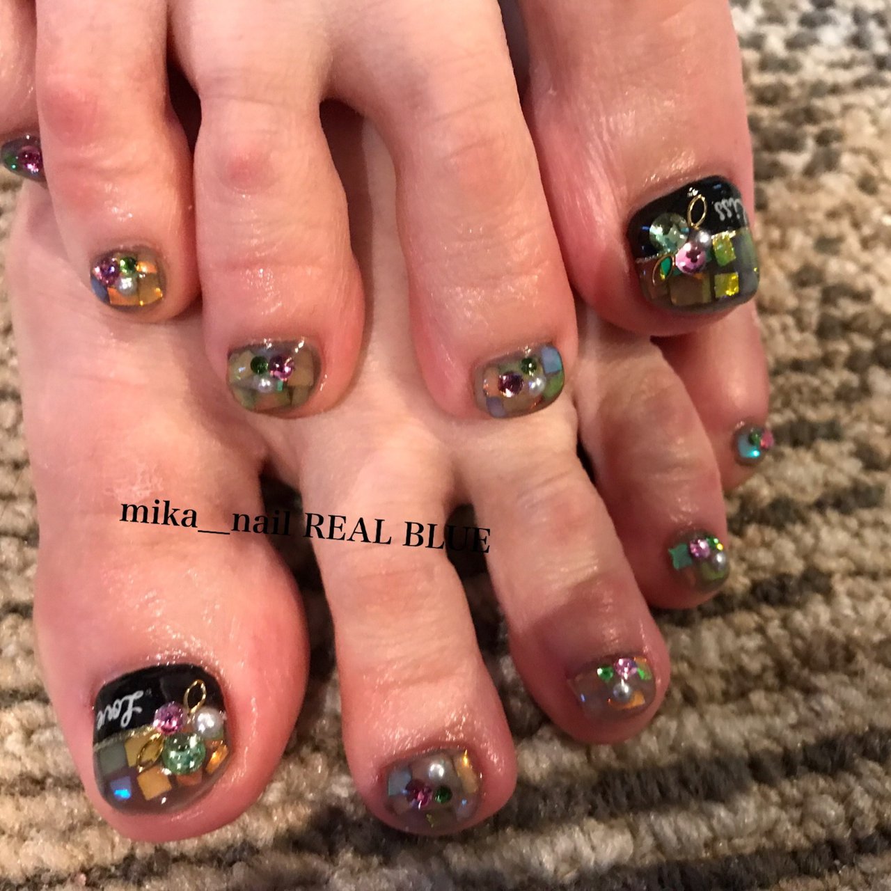 オールシーズン フット シースルー ショート ホワイト Mika Nailのネイルデザイン No ネイルブック