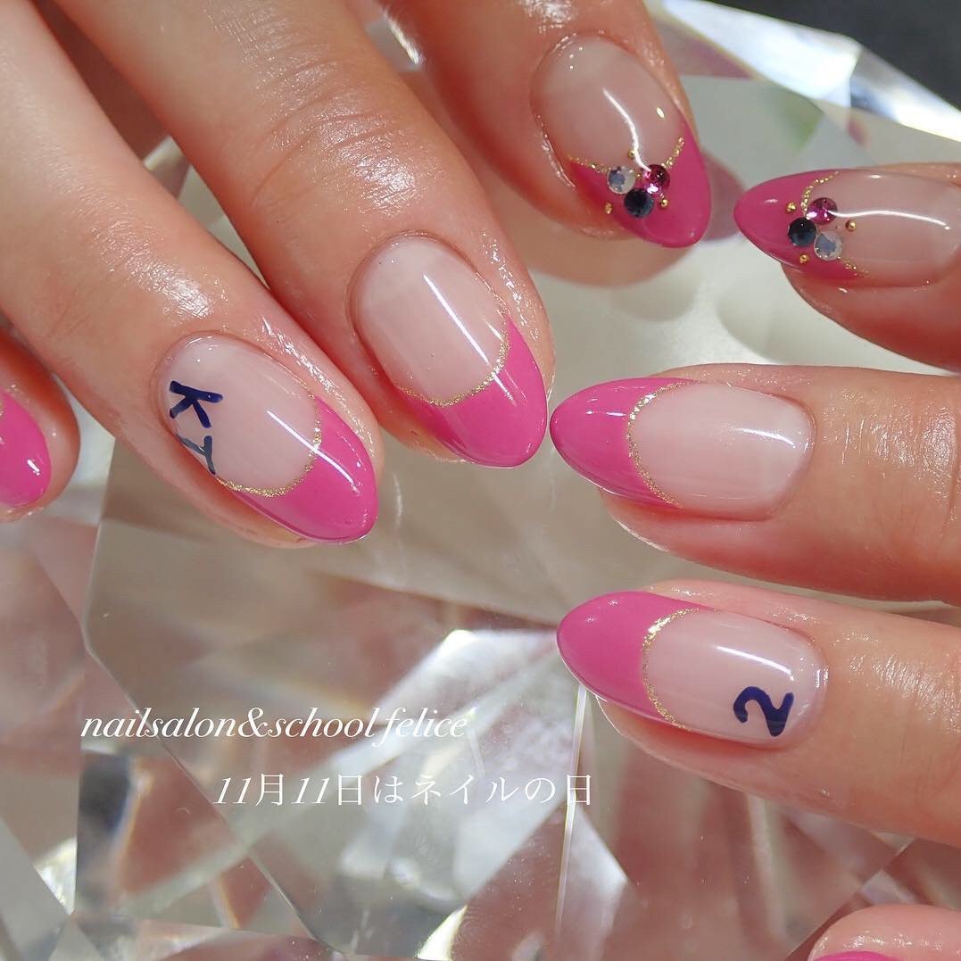 秋 冬 オールシーズン スポーツ ハンド Felicefeliceのネイルデザイン No ネイルブック