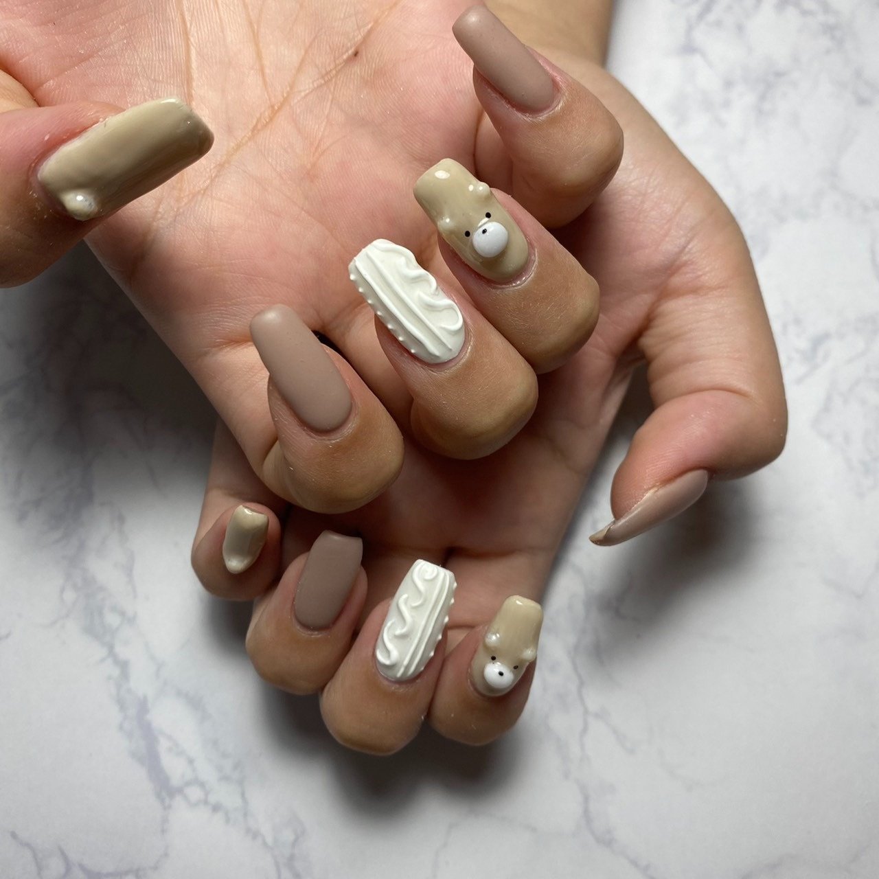 冬 クリスマス デート 女子会 ハンド Bg Nailのネイルデザイン No ネイルブック