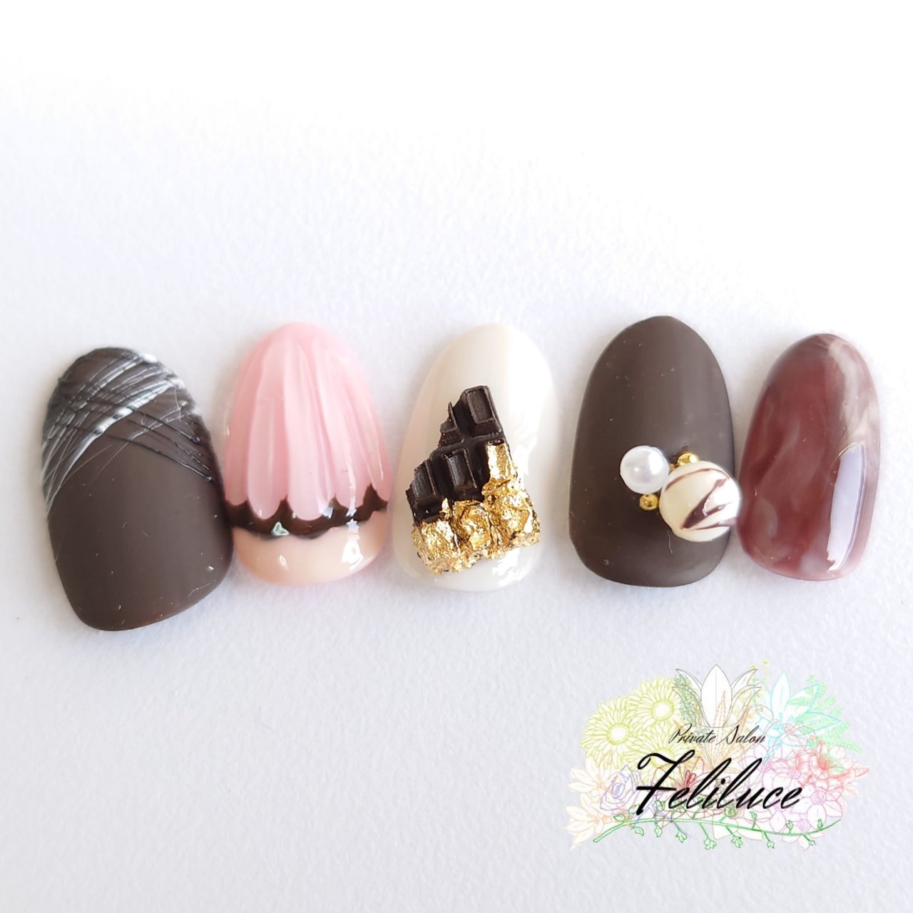 バレンタイン ジェル ネイルチップ Felilucenailのネイルデザイン No ネイルブック