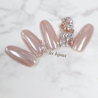 ラメパウダーのネイルデザイン ネイルブック