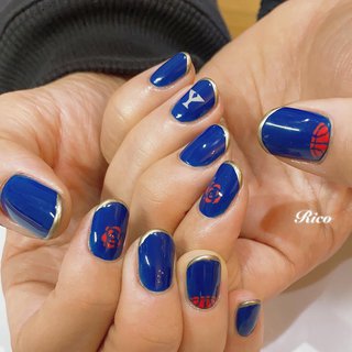 バスケットボールのネイルデザイン ネイルブック