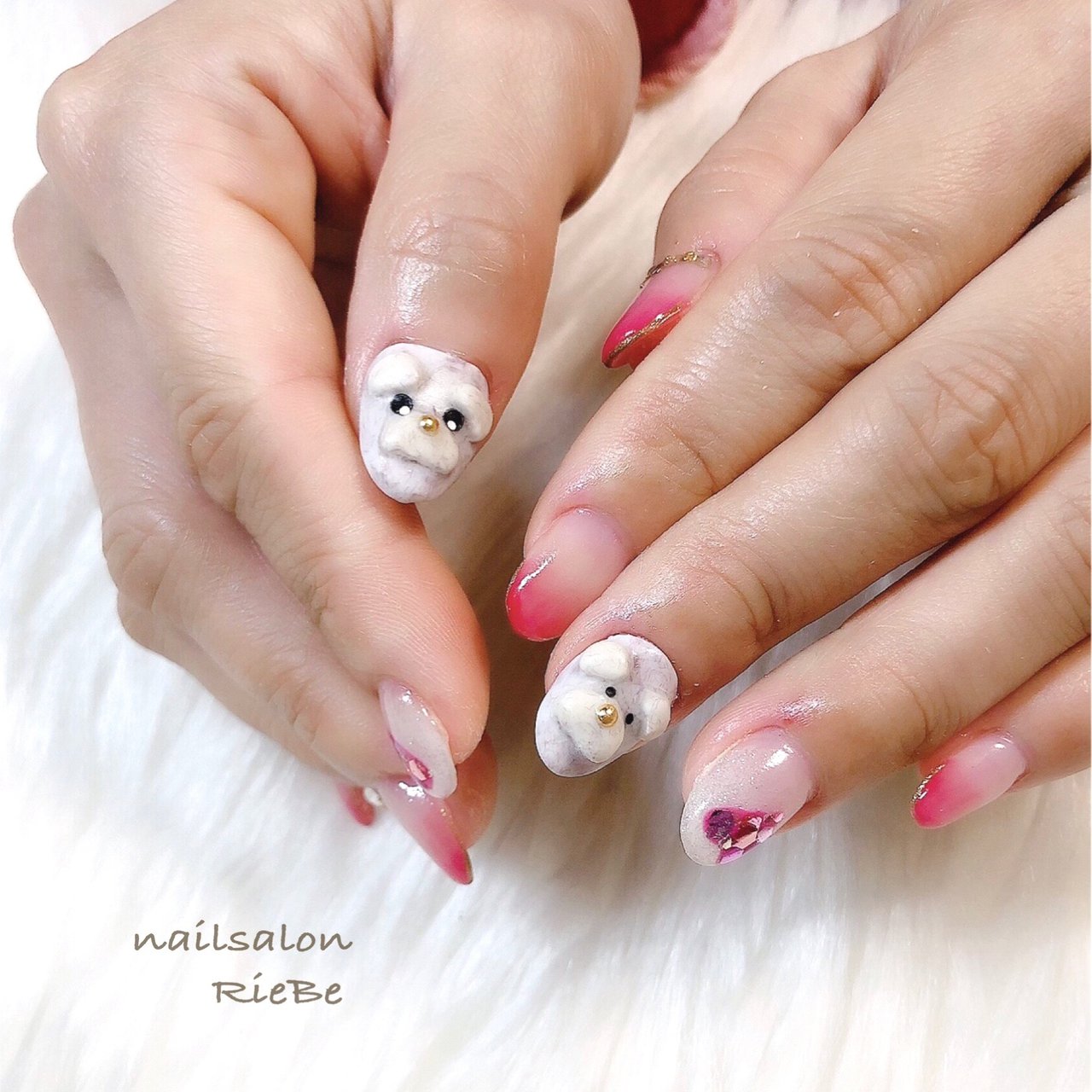 春 冬 バレンタイン デート ハンド Nail Salon Riebe リーヴェ のネイルデザイン No 606 ネイルブック