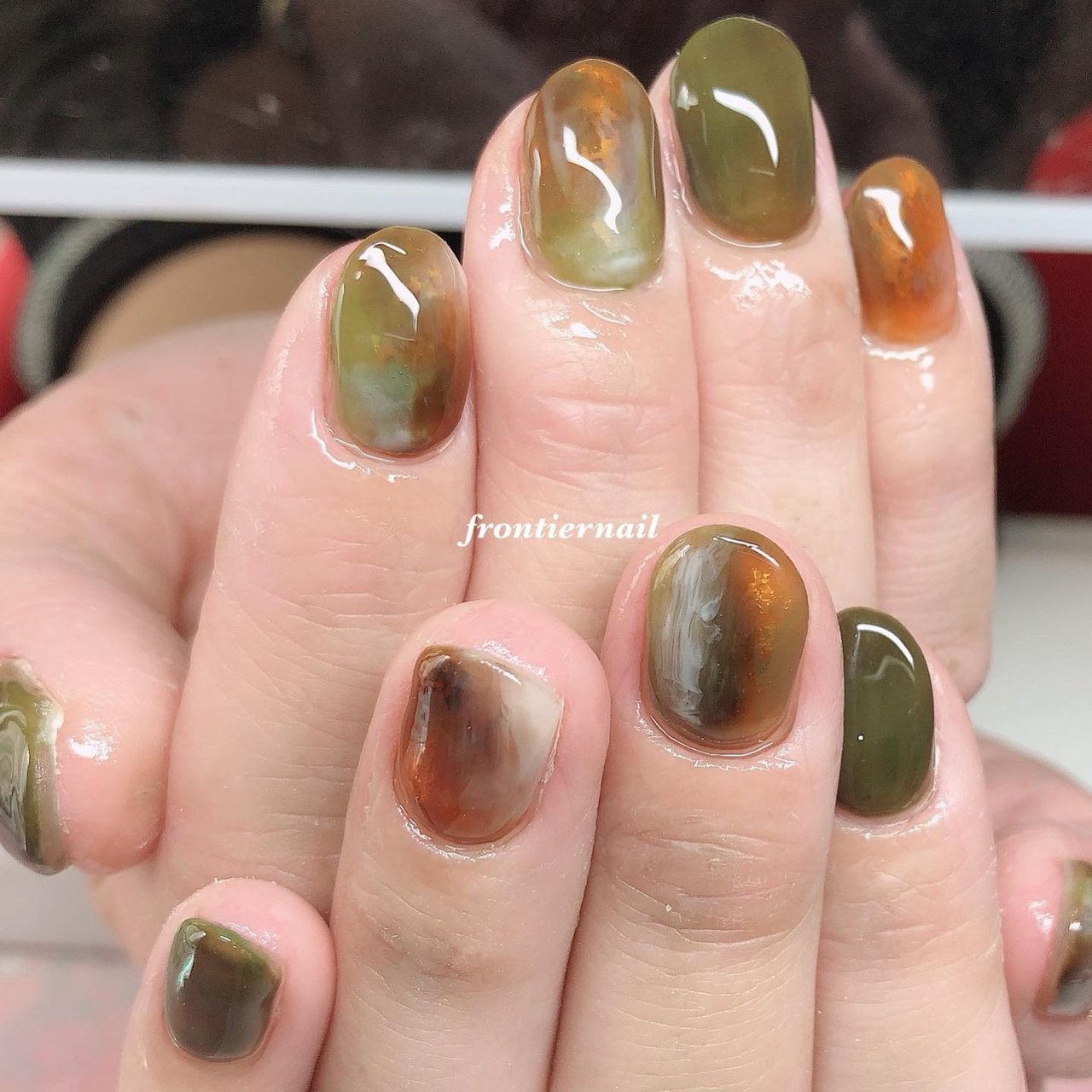 秋 冬 オールシーズン ハンド ニュアンス Frontiernail 渋谷美香のネイルデザイン No ネイルブック