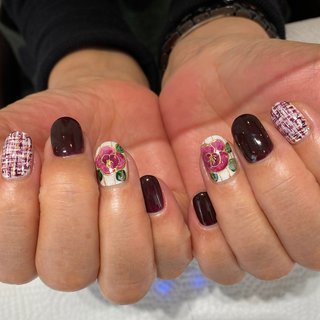 牡丹のネイルデザイン ネイルブック