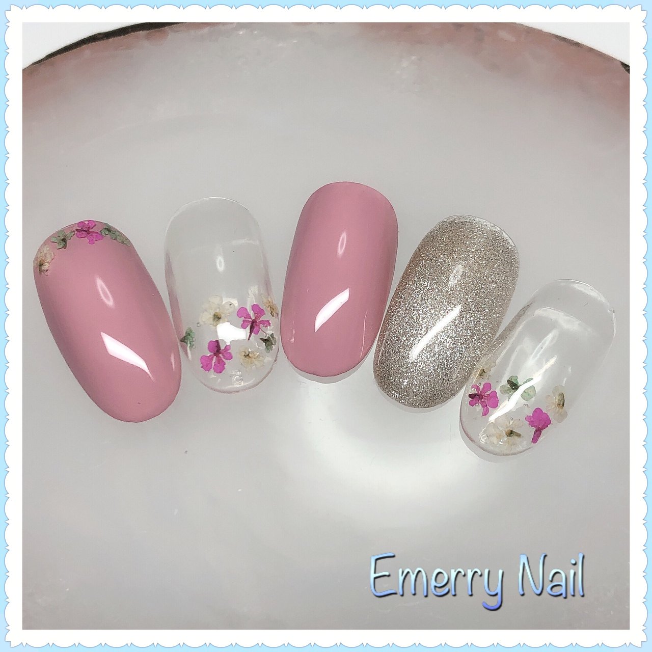 春 デート ハンド ワンカラー マグネット Emerry Nail えみのネイルデザイン No ネイルブック