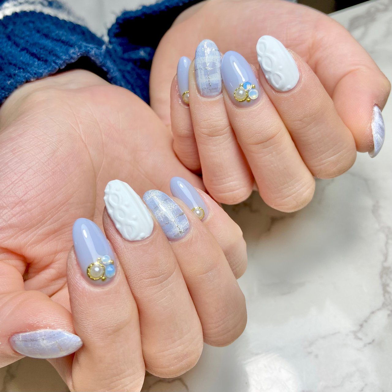 冬 オフィス デート 女子会 ハンド さやぷーのネイルデザイン No ネイルブック
