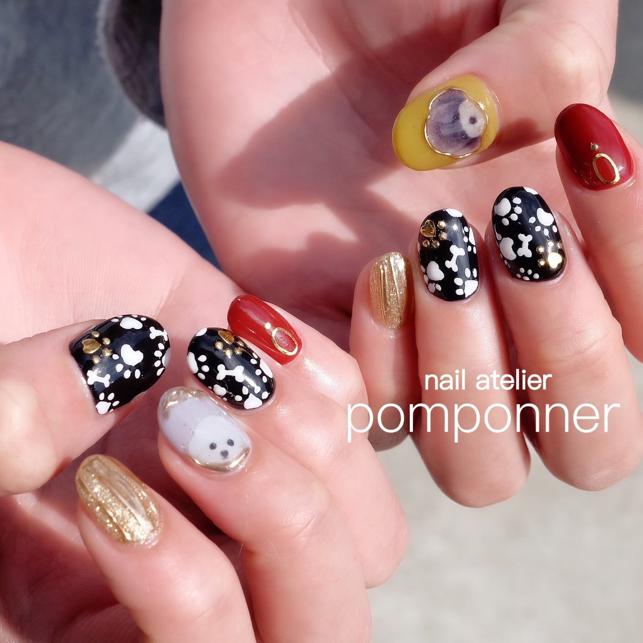 春 夏 オールシーズン ハロウィン ハンド Nailatelier Pomponner ネイルアトリエ ポンポネのネイルデザイン No ネイルブック