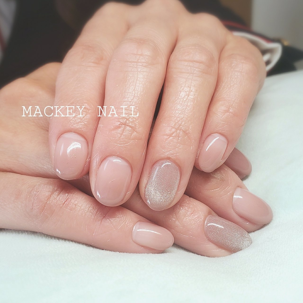 冬 オールシーズン オフィス ハンド シンプル Mackey Nailのネイルデザイン No ネイルブック