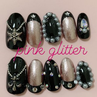 ゴスロリネイルのネイルデザイン ネイルブック