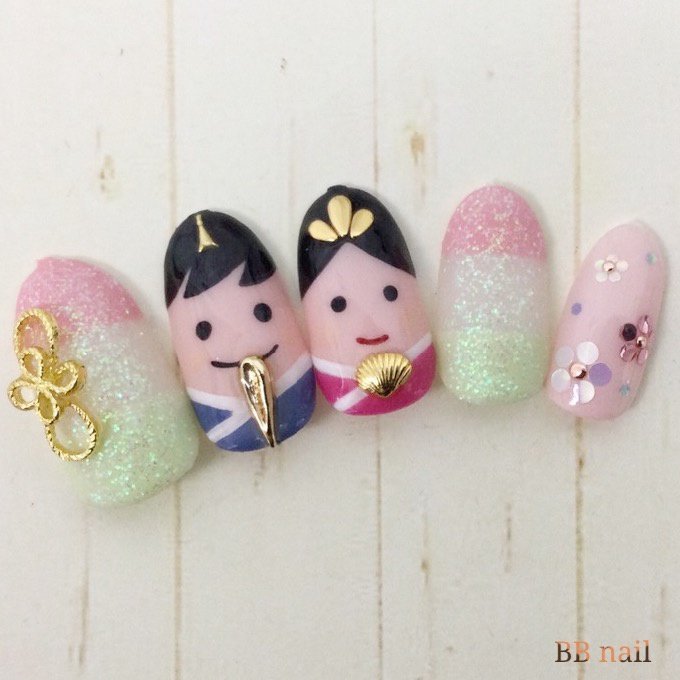 春 女子会 ハンド ラメ ワンカラー Nailのネイルデザイン No ネイルブック