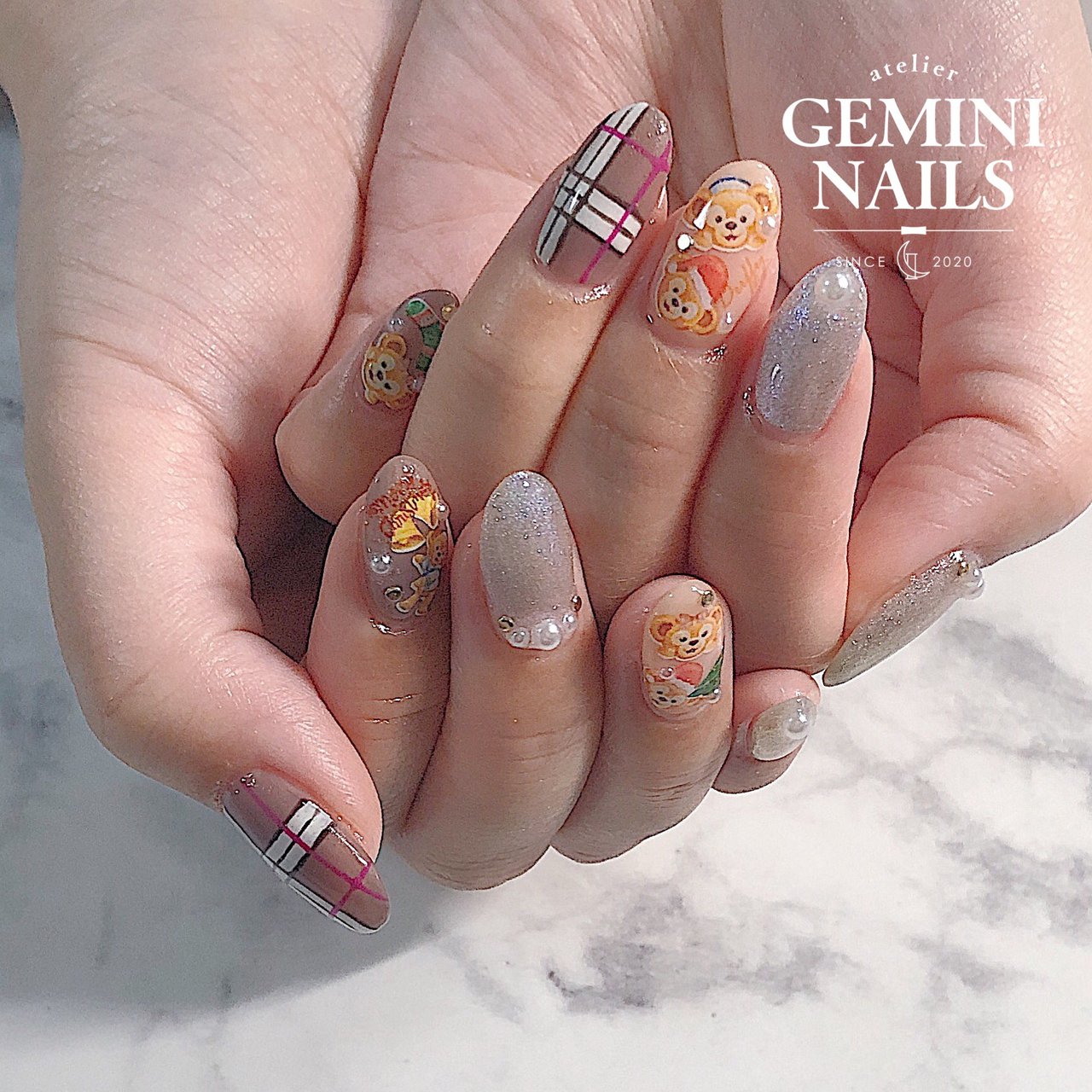 秋 冬 旅行 リゾート ハンド Atelier Gemini Nails アトリエジェミニネイルズのネイルデザイン No ネイルブック