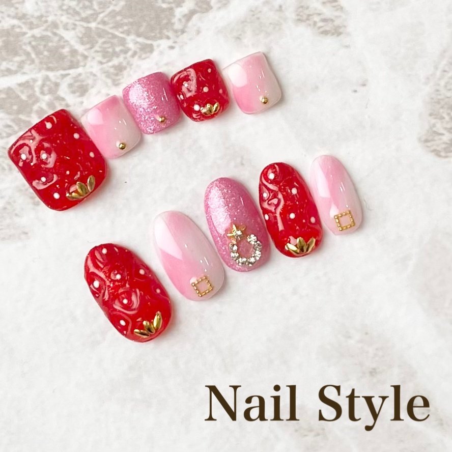 春 3d タイダイ トロピカル ホワイト Aiのネイルデザイン No ネイルブック