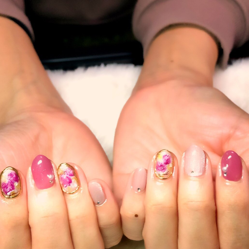 春 入学式 旅行 デート ハンド Nail Tinta14のネイルデザイン No ネイルブック