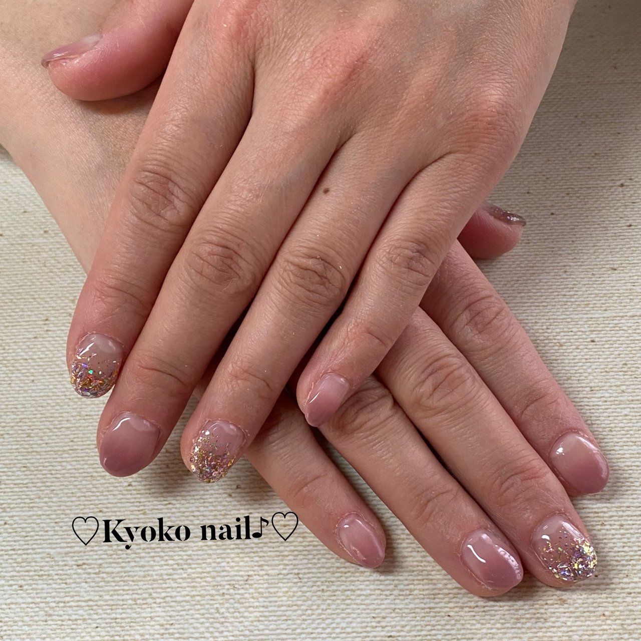 オールシーズン オフィス ハンド シンプル グラデーション Kyoko Nailのネイルデザイン No ネイルブック