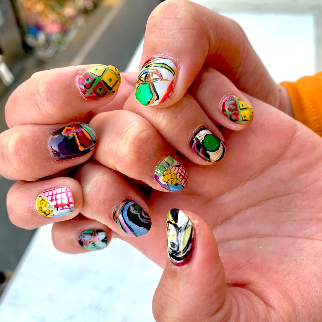 オールシーズン 旅行 女子会 ハンド レトロ 種爪のネイルデザイン No ネイルブック