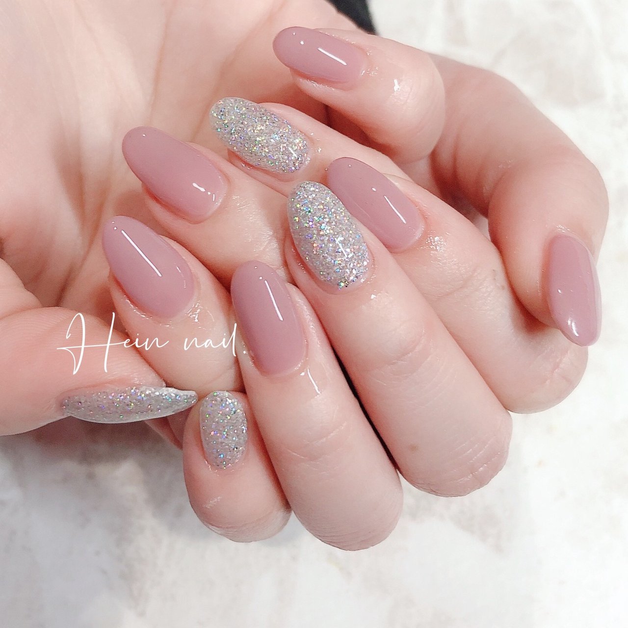 ピンク パープル シルバー Hein Nail のネイルデザイン No ネイルブック