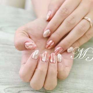 ストーンなしネイルのネイルデザイン ネイルブック