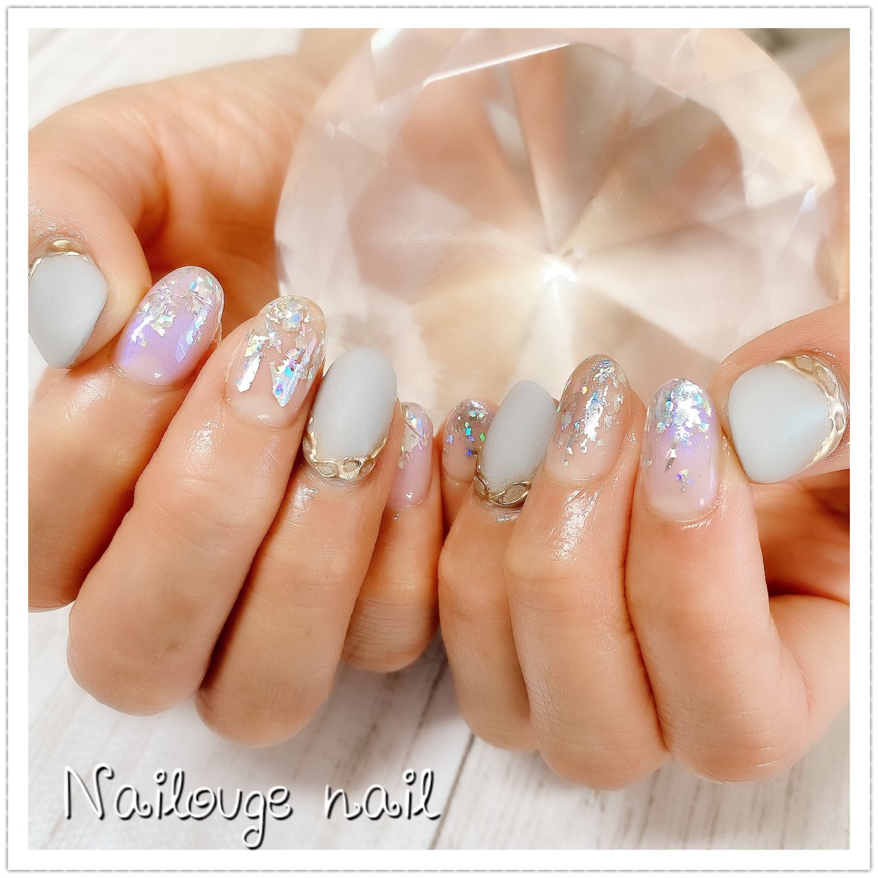 冬 オールシーズン デート 女子会 ハンド Nailsalon Nailougeのネイルデザイン No ネイルブック