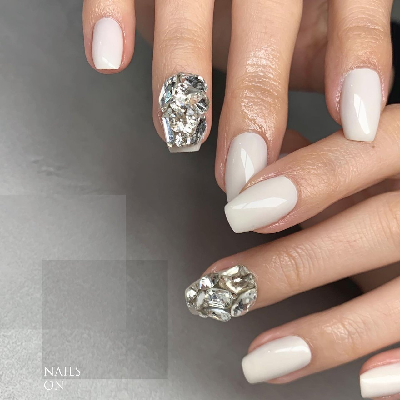 春 冬 オールシーズン ハンド ワンカラー Nails Onのネイルデザイン No ネイルブック
