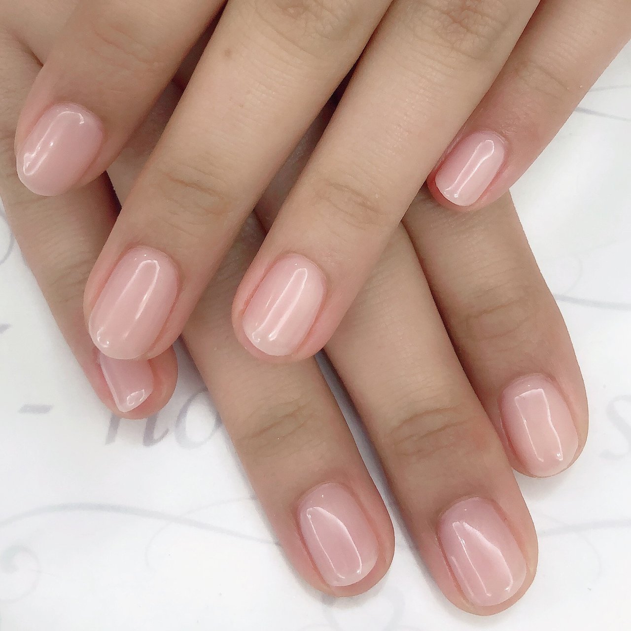 オールシーズン ハンド シンプル ワンカラー クリア 智本間のネイルデザイン No ネイルブック