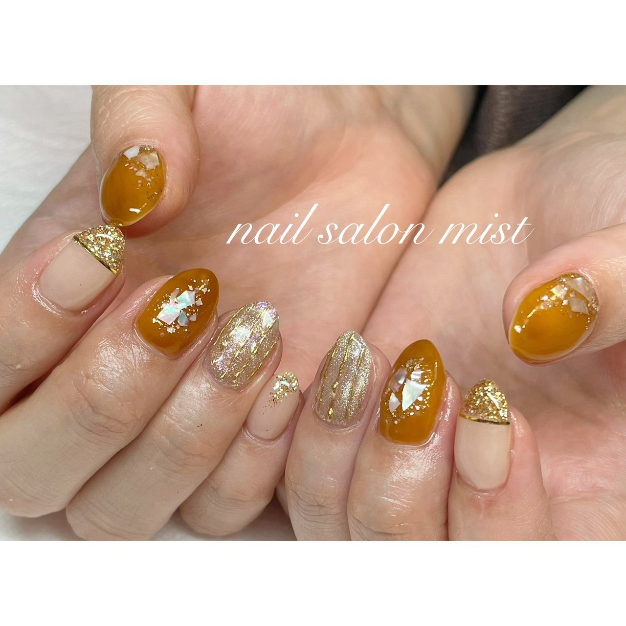 オールシーズン オフィス デート 女子会 ハンド Rieのネイルデザイン No ネイルブック