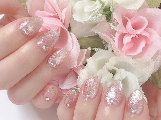 オールシーズン ハンド シンプル ワンカラー マグネット Myu Ku Nailのネイルデザイン No ネイルブック