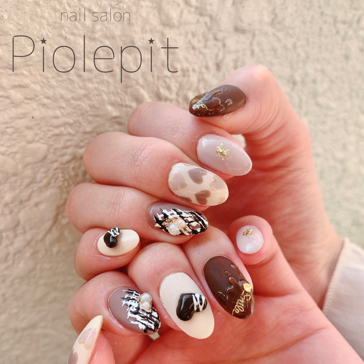 秋 冬 オールシーズン バレンタイン ハンド なおのネイルデザイン No ネイルブック