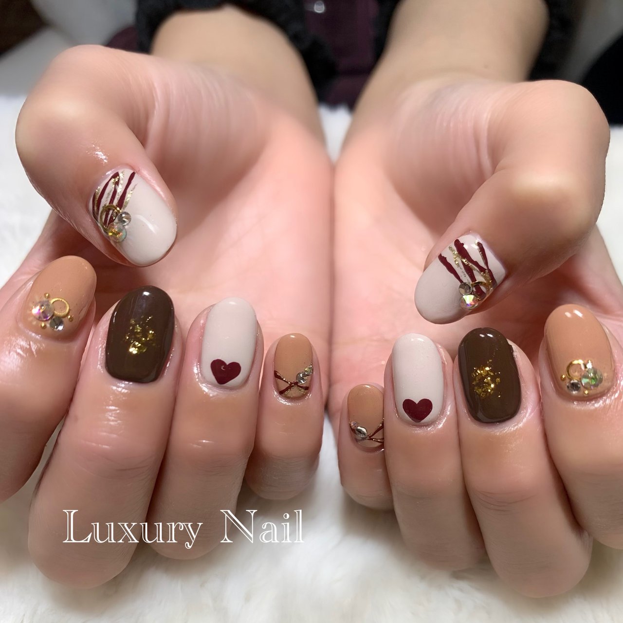 冬 バレンタイン クリスマス 女子会 ハンド ちいやんのネイルデザイン No ネイルブック