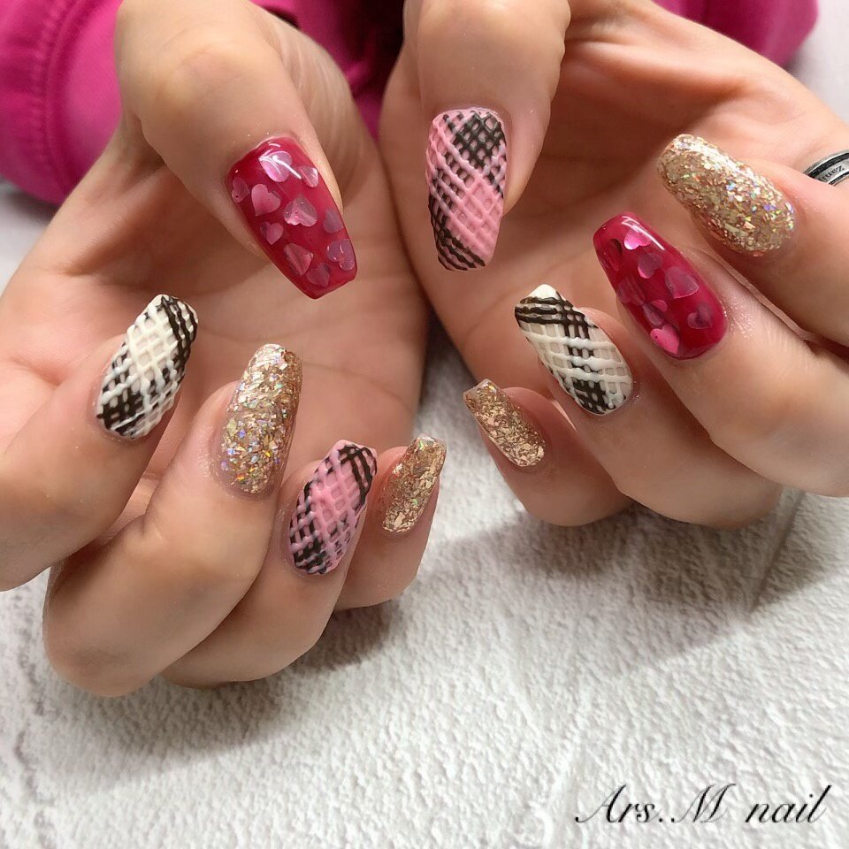 バレンタイン 旅行 パーティー 女子会 ハンド Ars Mnailのネイルデザイン No 6082079 ネイルブック