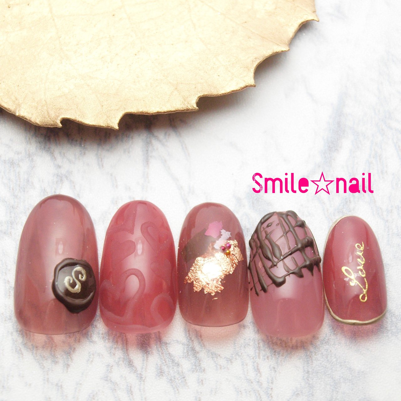 冬 バレンタイン デート 女子会 ハンド Smile Nailのネイルデザイン No ネイルブック