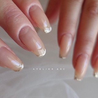 ヌーディーベージュのネイルデザイン ネイルブック