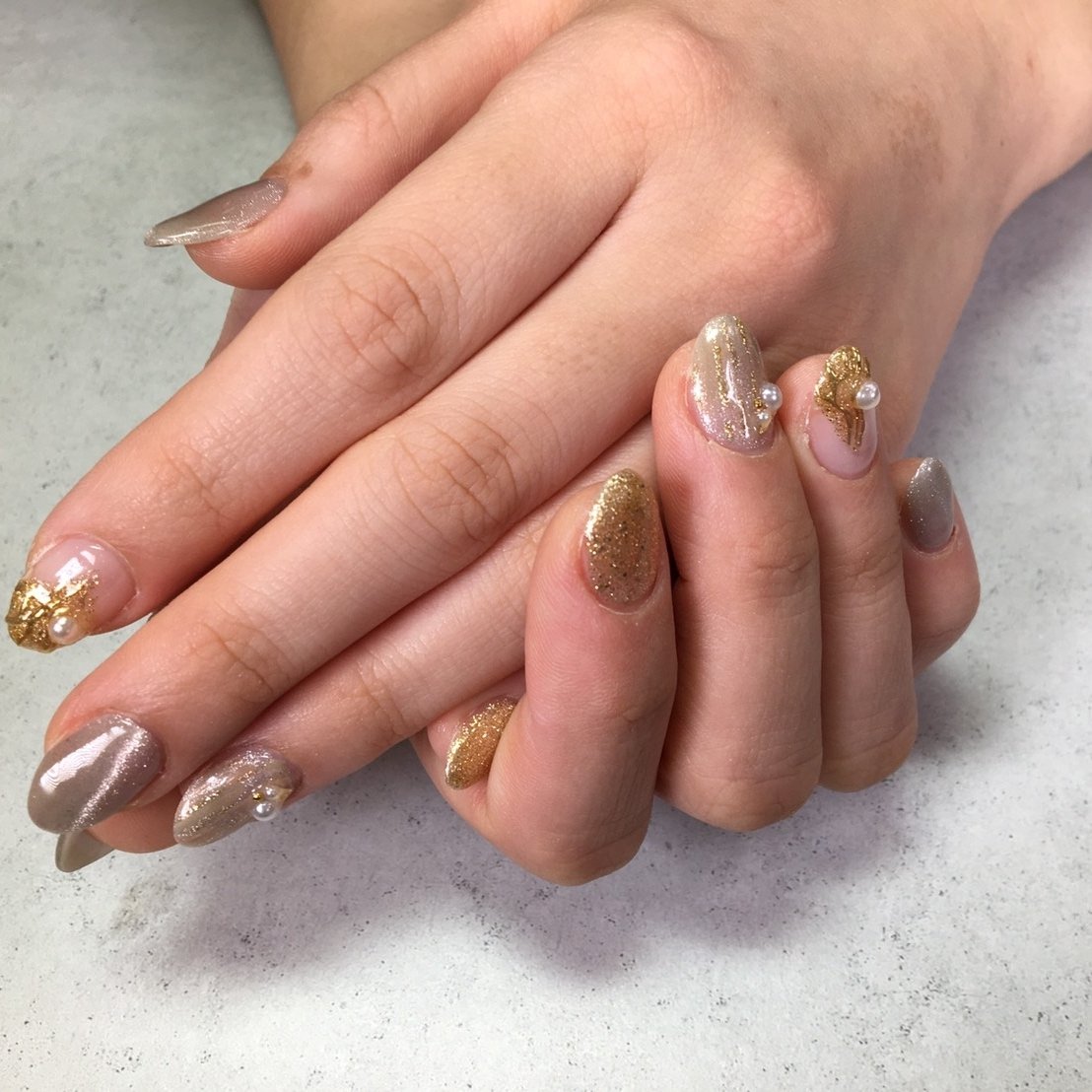 春 オールシーズン 入学式 オフィス ハンド Nailsalonunoのネイルデザイン No ネイルブック