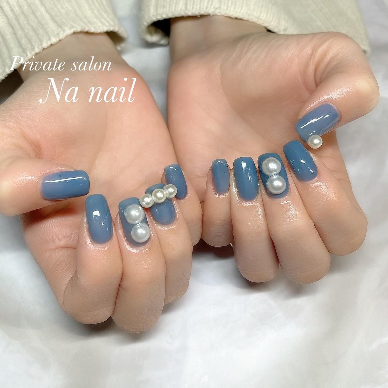 オールシーズン ハンド ワンカラー パール ミディアム Na Nailのネイルデザイン No ネイルブック