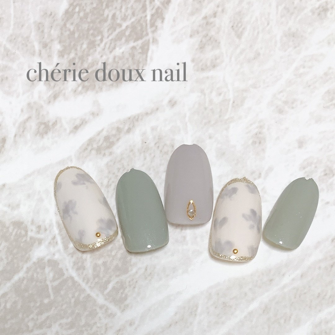 春 夏 冬 デート ハンド Cherie Doux Nail Eriのネイルデザイン No ネイルブック